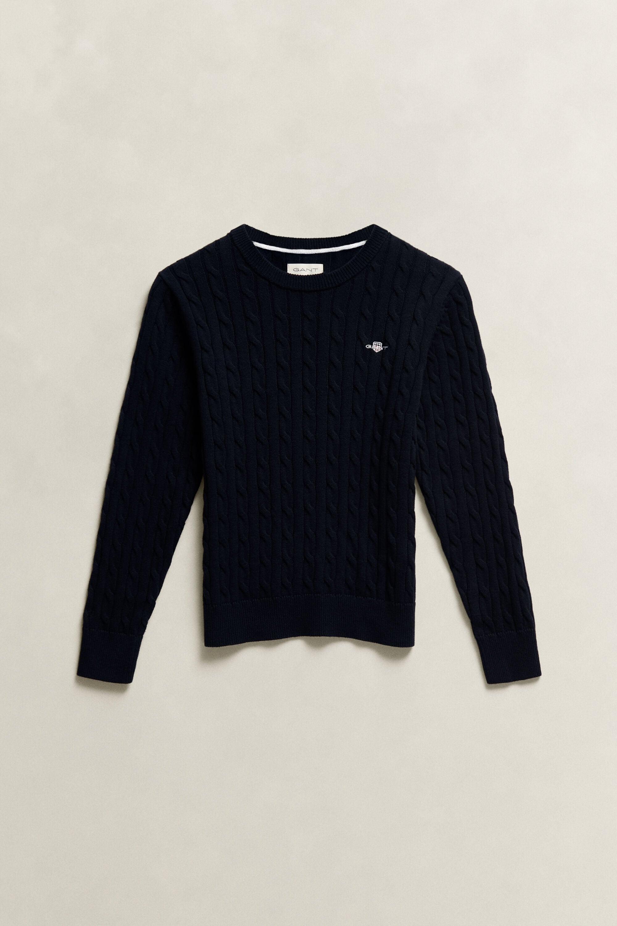 Pull en maille torsadée avec écusson Ado Fille