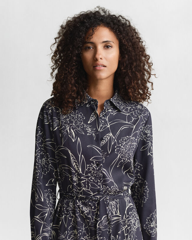 Hemdjurk met bloemenprint