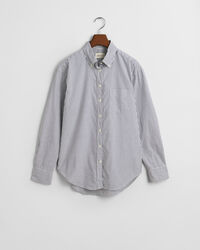 Relaxed Fit Luxury Oxford-hemd met strepen