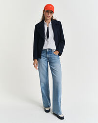 Regular Fit gestreept linnen hemd