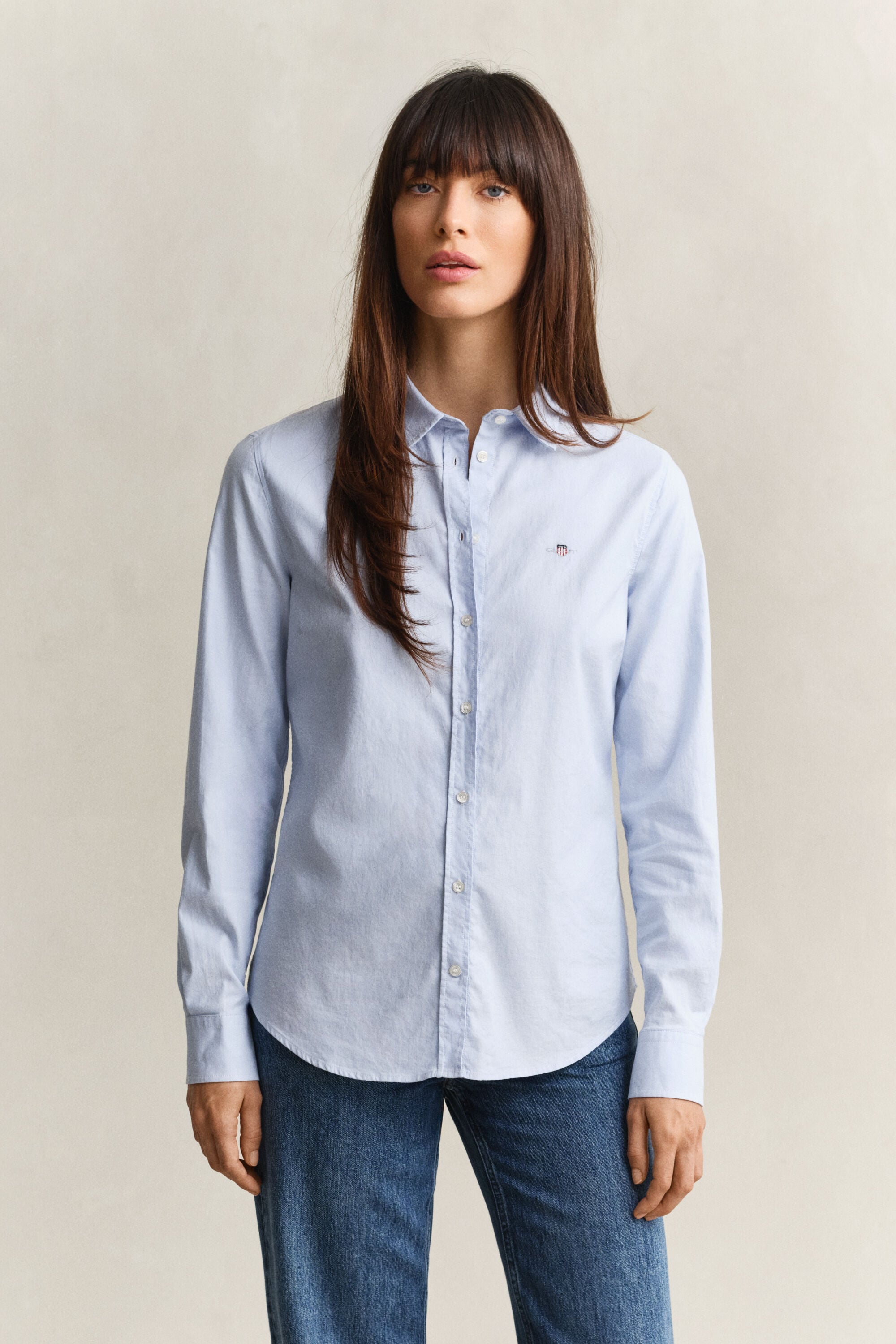 Classic Slim Oxford-hemd met stretch