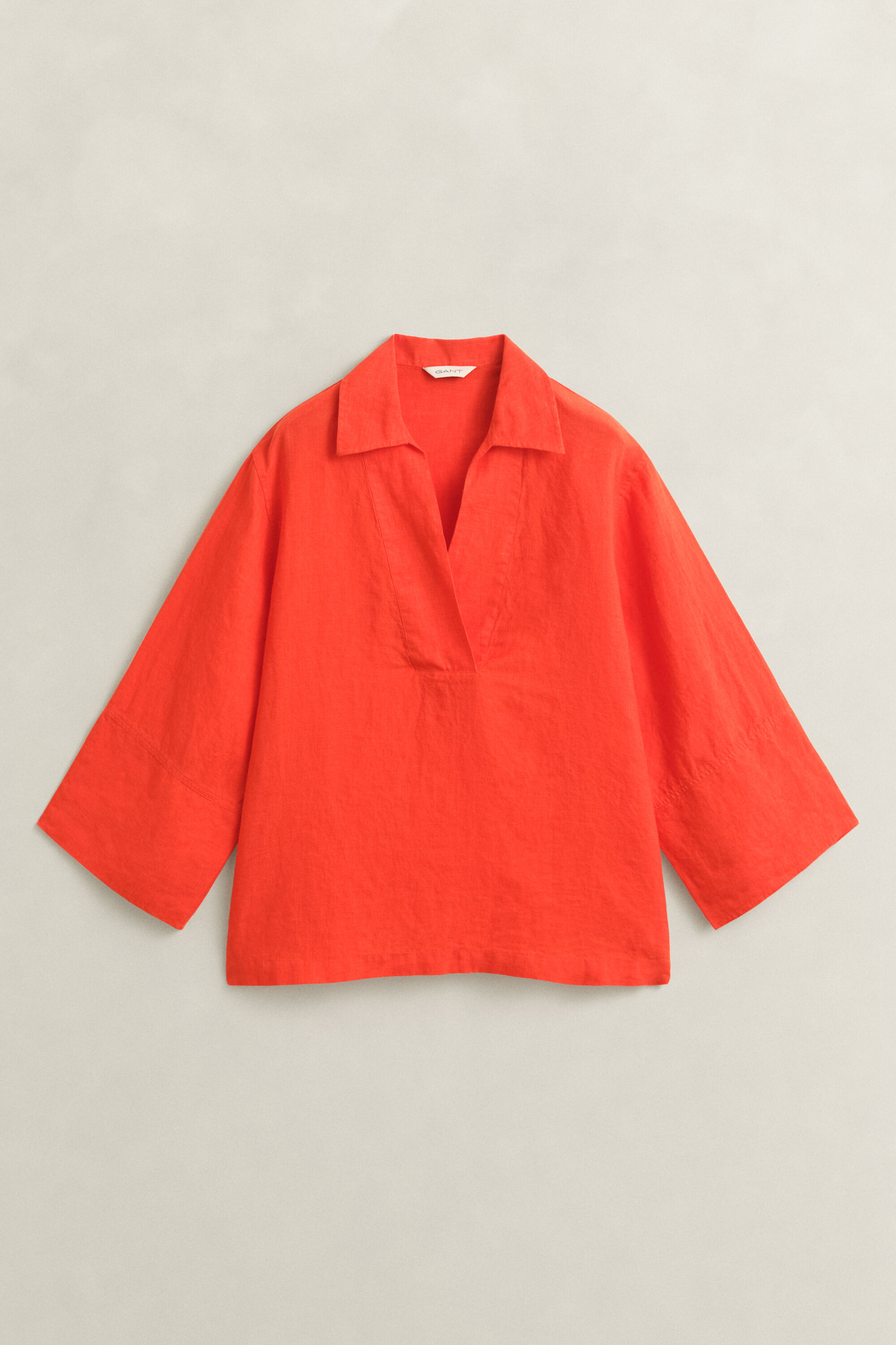 Linnen popover overhemd