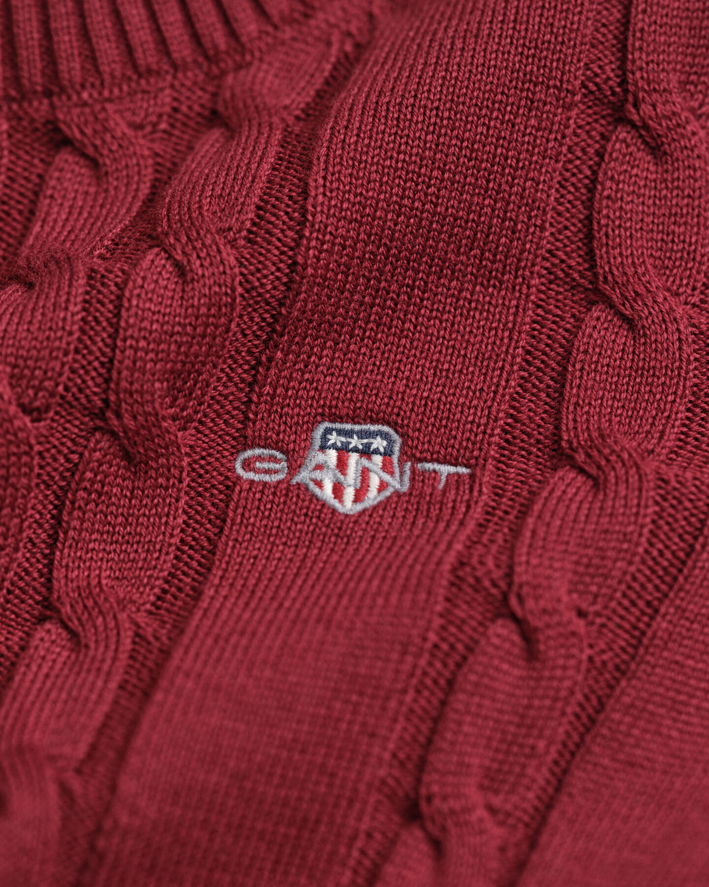 Robe en maille de coton à torsades Fille