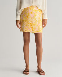 Magnolia Print mini-wikkelrok