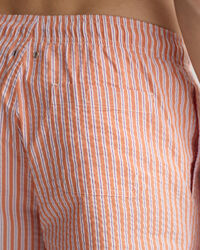 Classic Fit zwemshort van seersucker