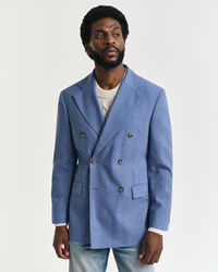 Veste de costume coupe regular en laine moulin&eacute;e