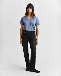 Shield T-shirt met V-hals