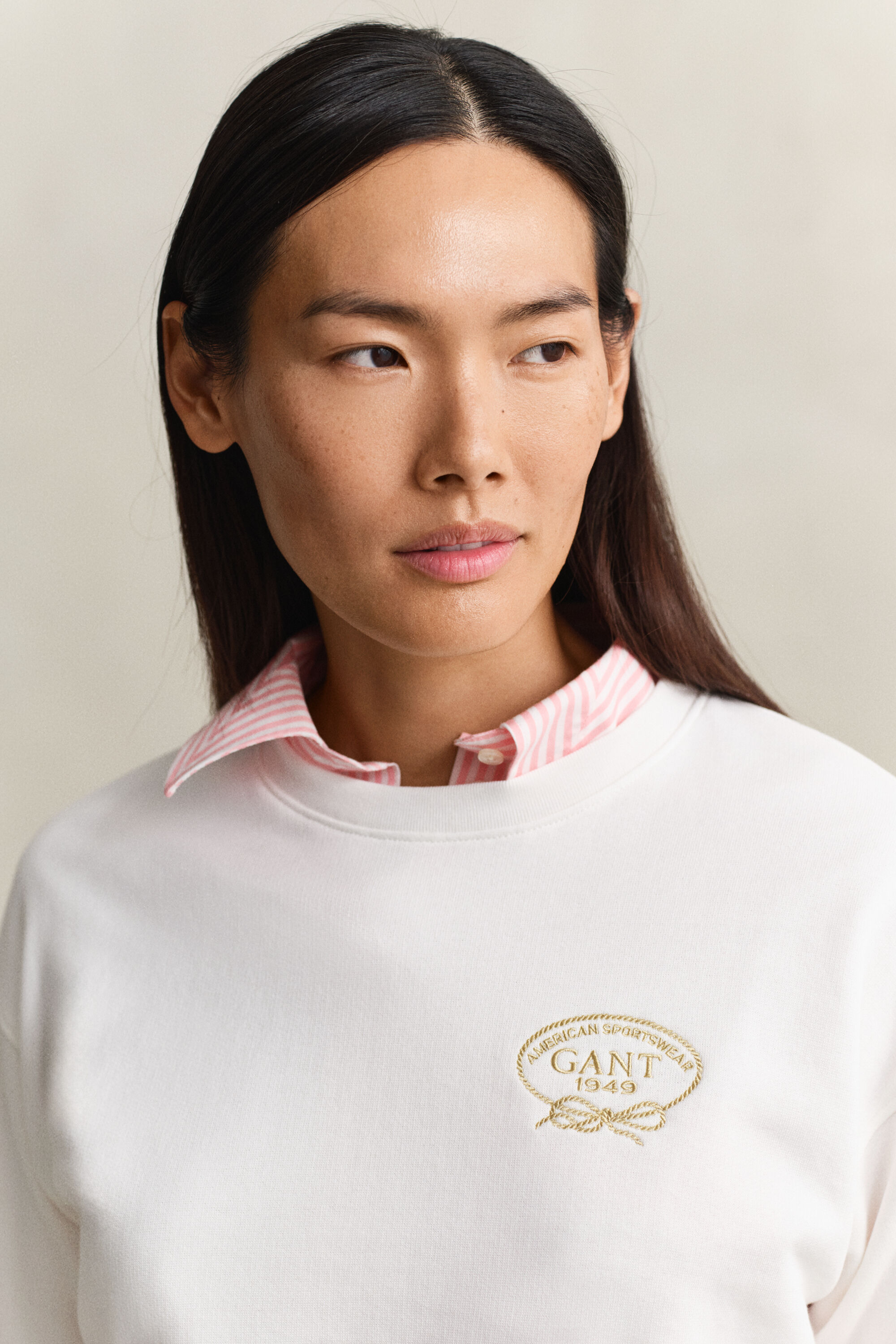 Sweat-shirt logo cordage