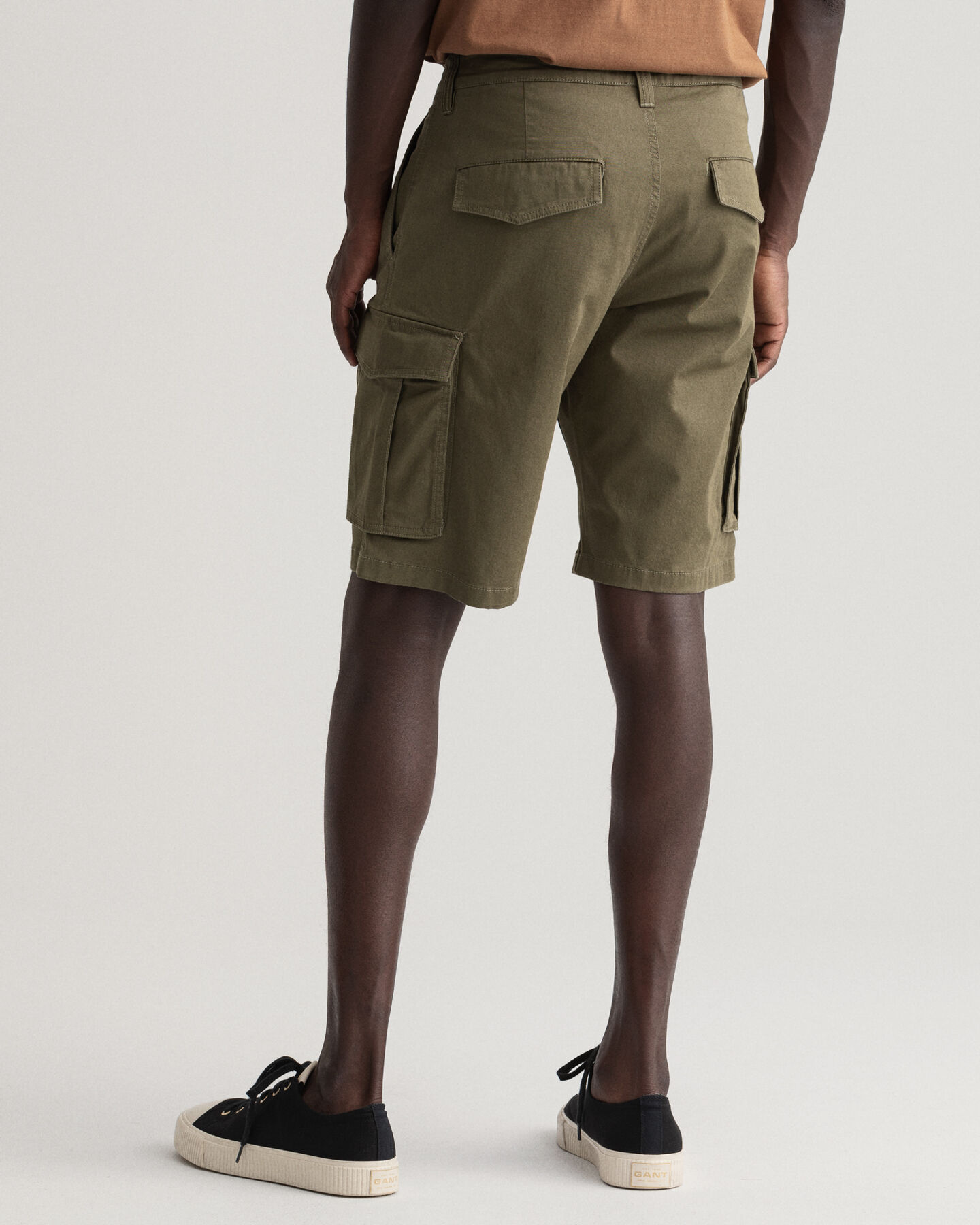 Relaxed Fit cargoshort van keperstof