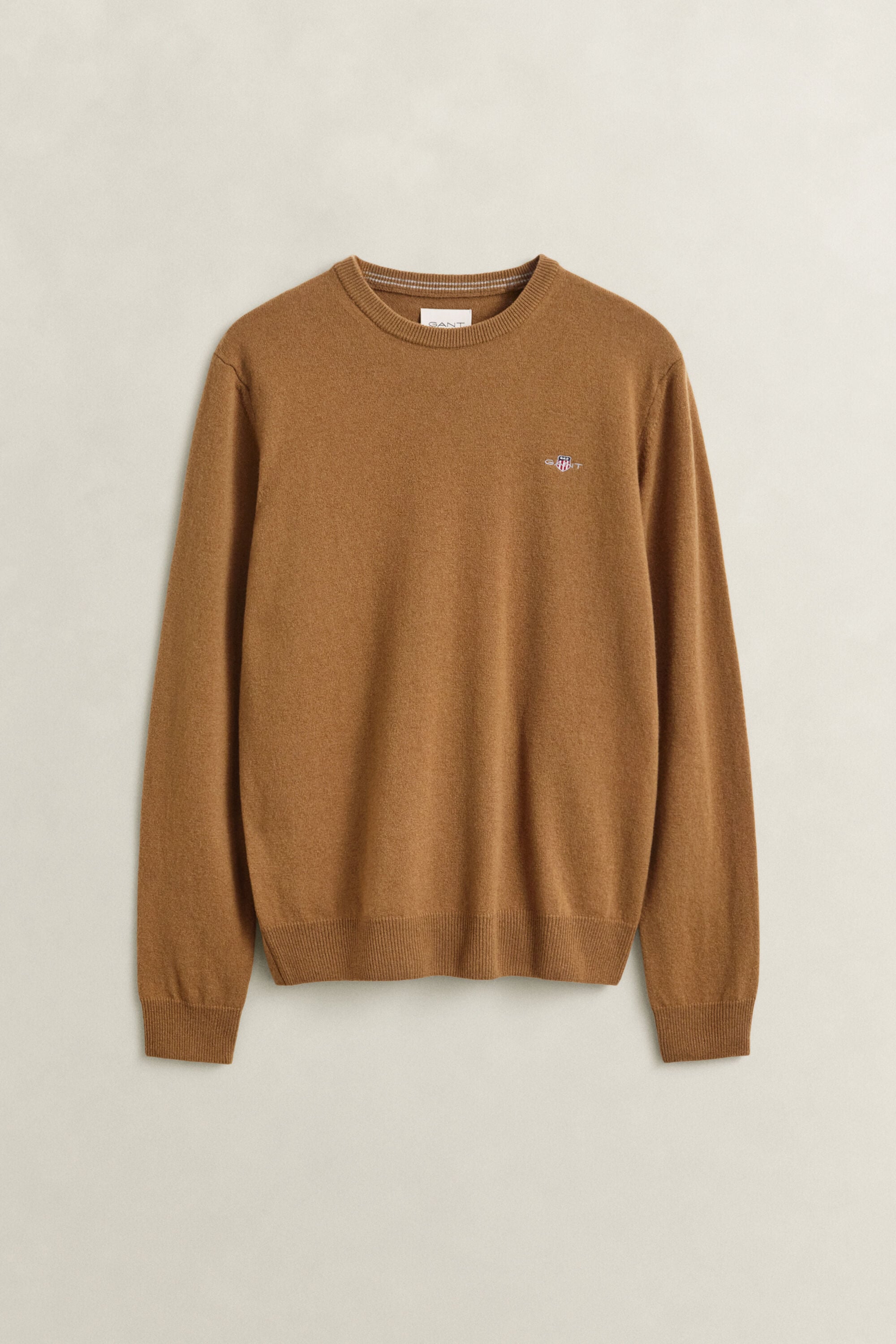 Pull col rond en laine d’agneau
