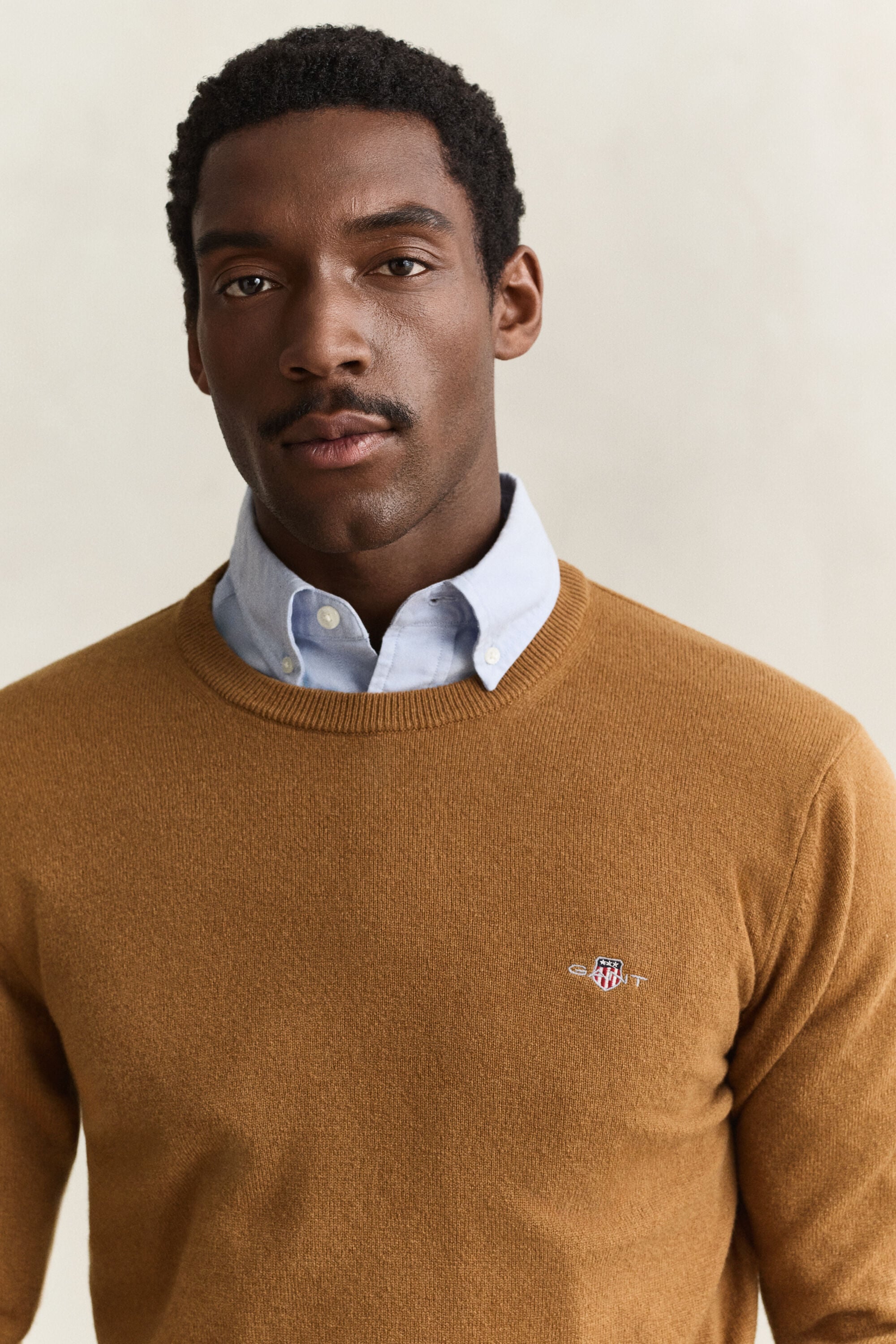 Pull col rond en laine d’agneau
