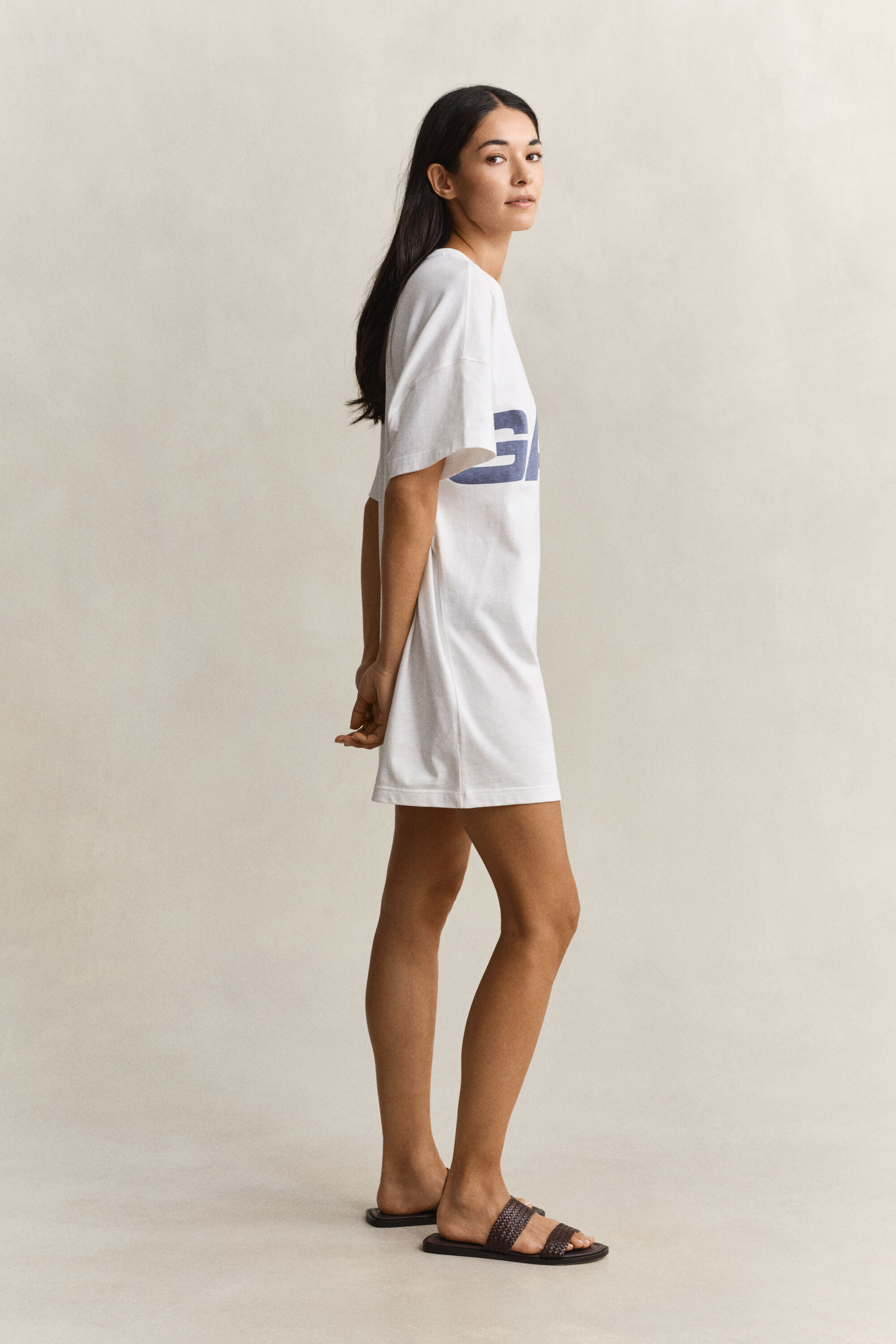 Robe t-shirt à imprimé graphique