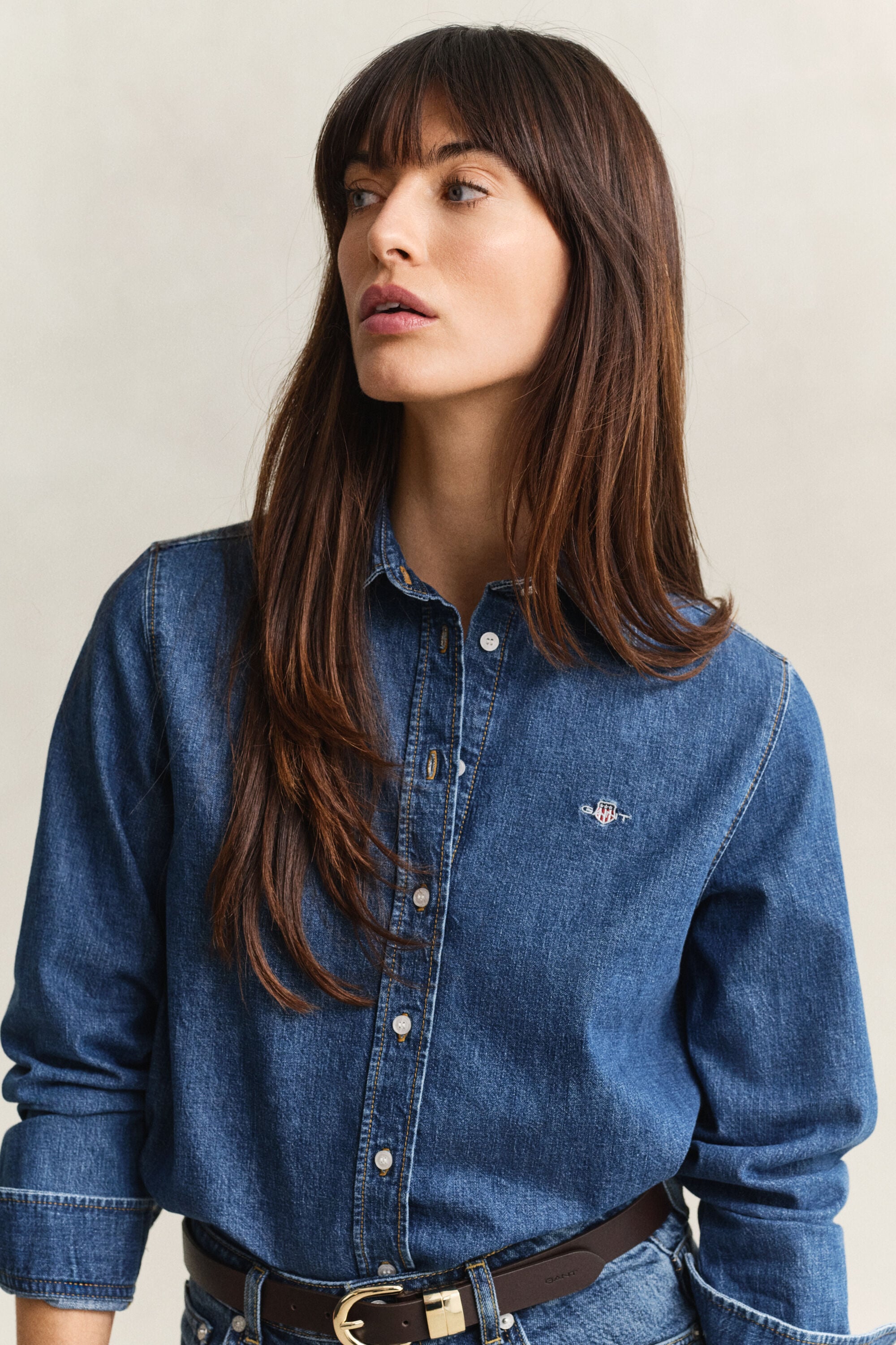 Denim overhemd