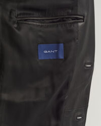 Veste blazer ultra-ample en cuir