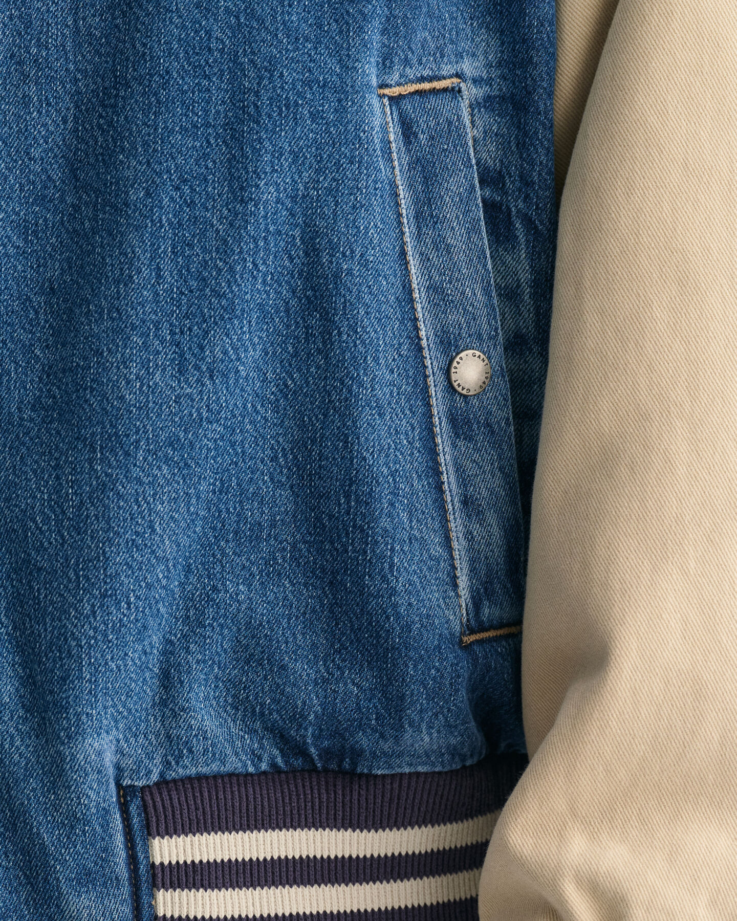 Veste en denim Varsity