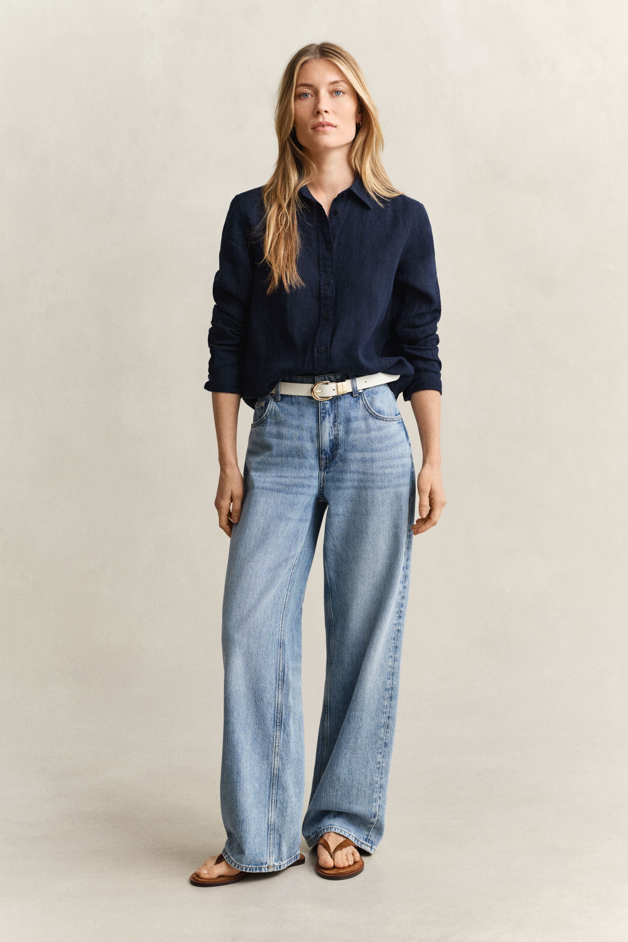 Regular Fit linnen overhemd