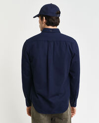 Chemise regular fit en flanelle &agrave; chevrons