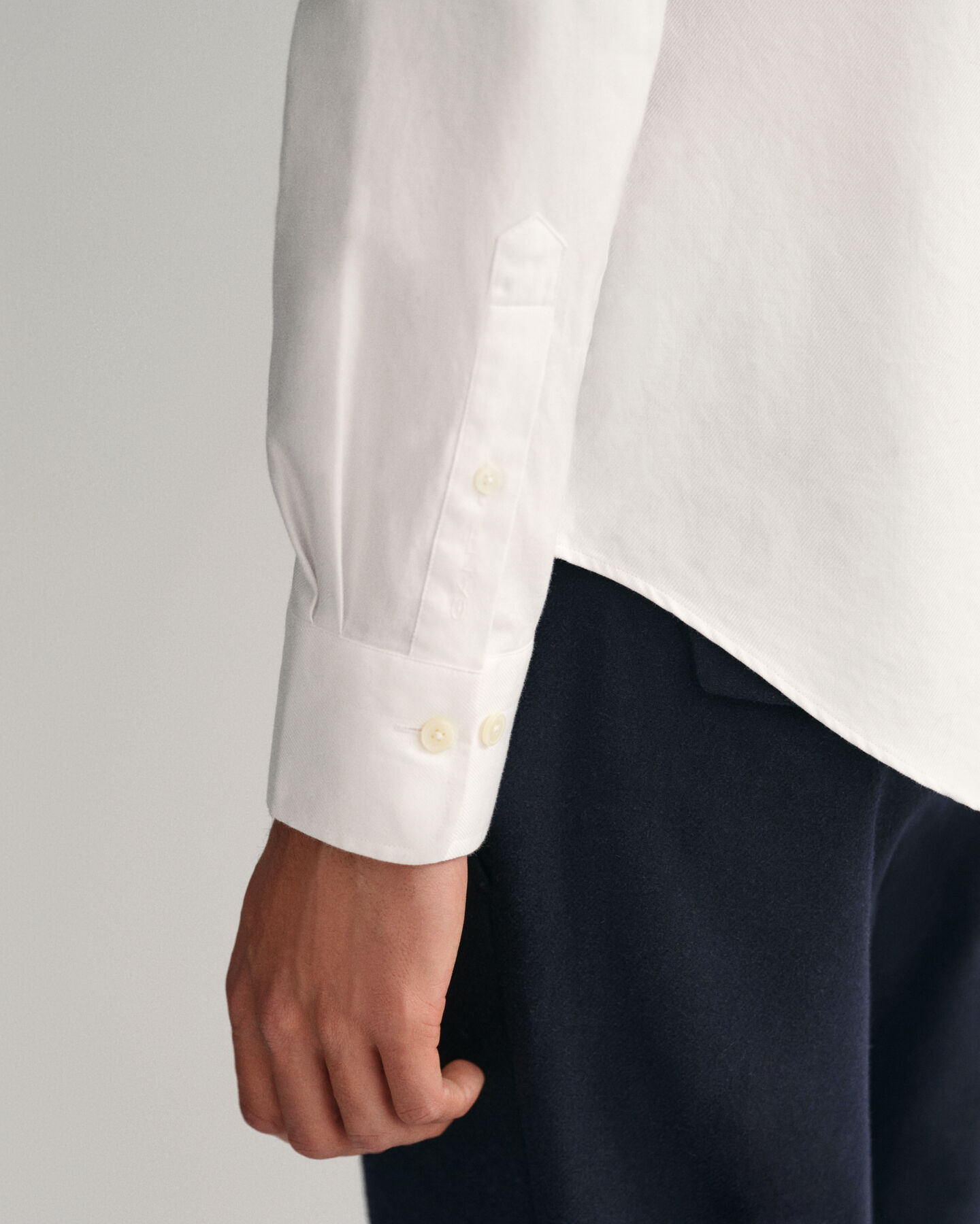 Chemise habill&eacute;e slim fit en serg&eacute;