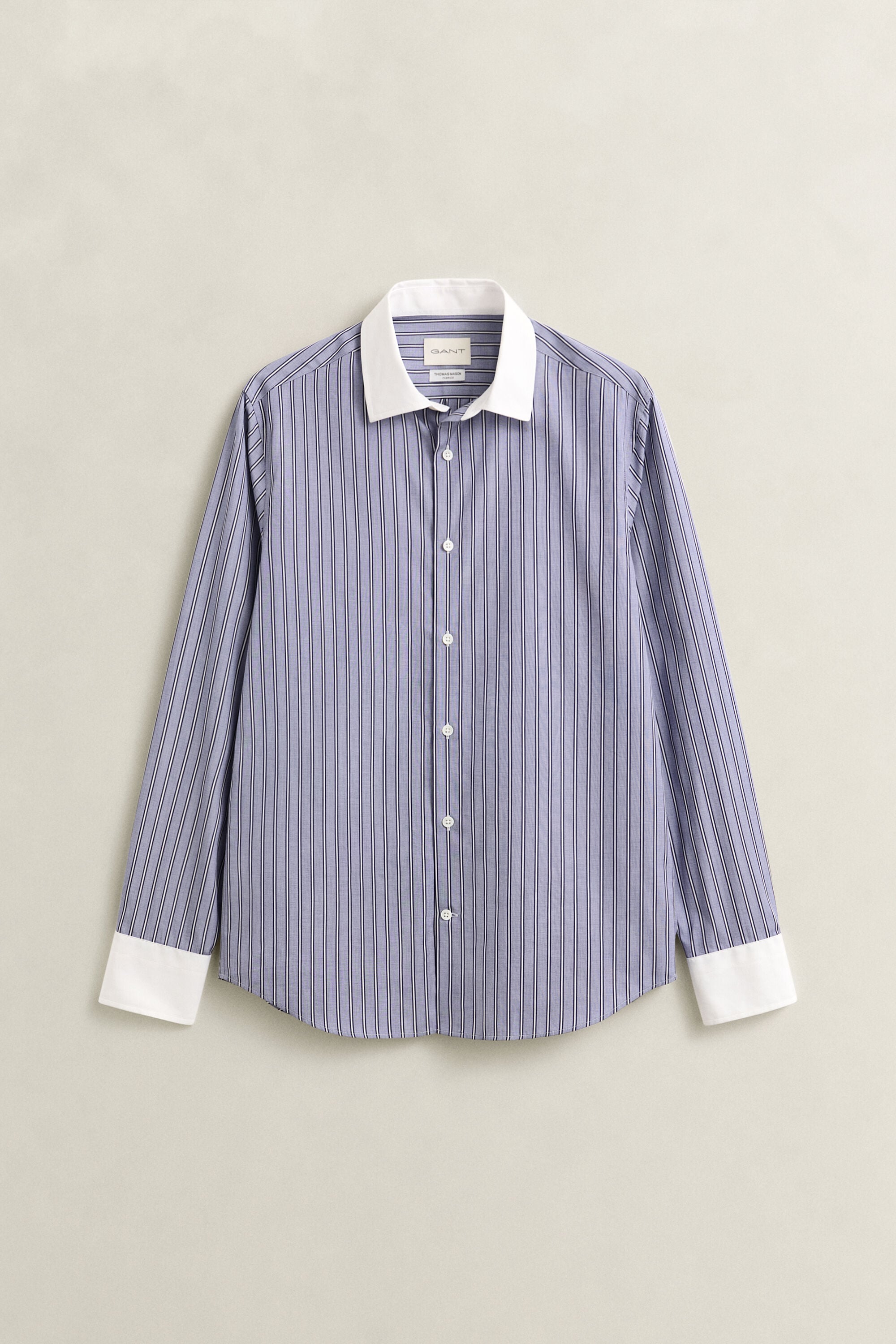 Chemise à rayures fil-à-fil