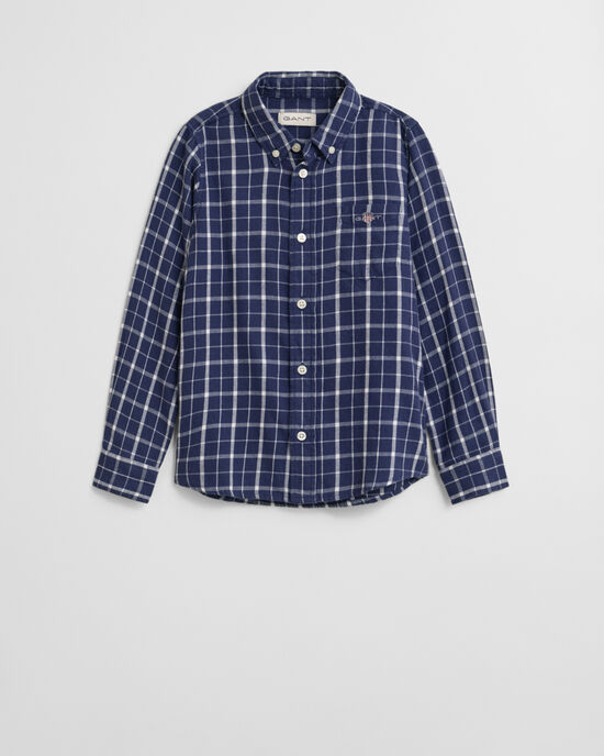 Chemise en flanelle à carreaux Enfant