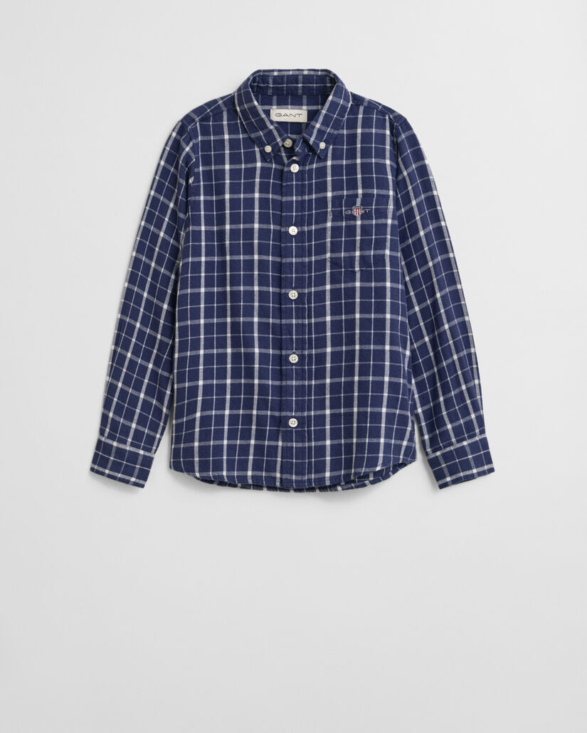 Chemise en flanelle à carreaux Enfant