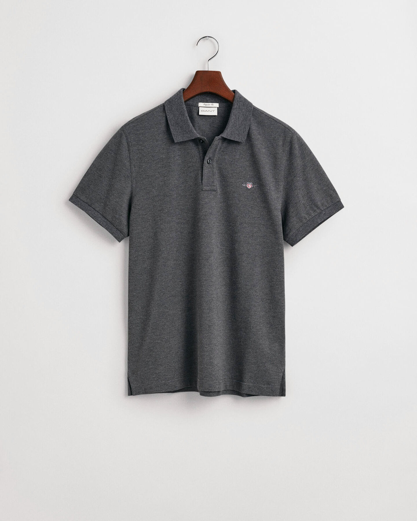 Regular Fit Shield piqué poloshirt