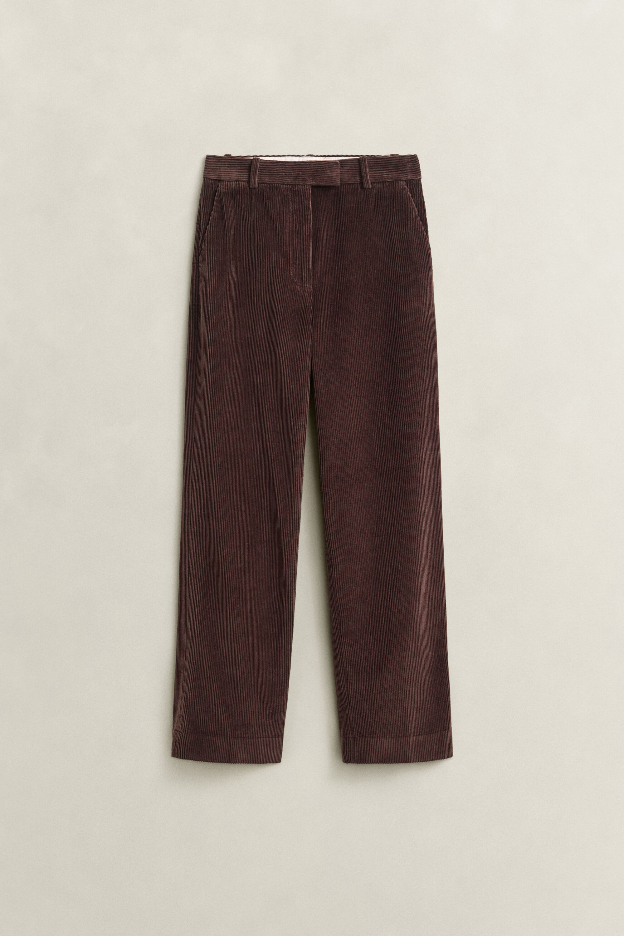 Geklede corduroy broek