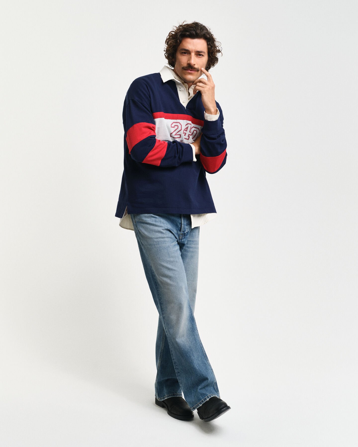 Vintage gewassen Heavy Rugger