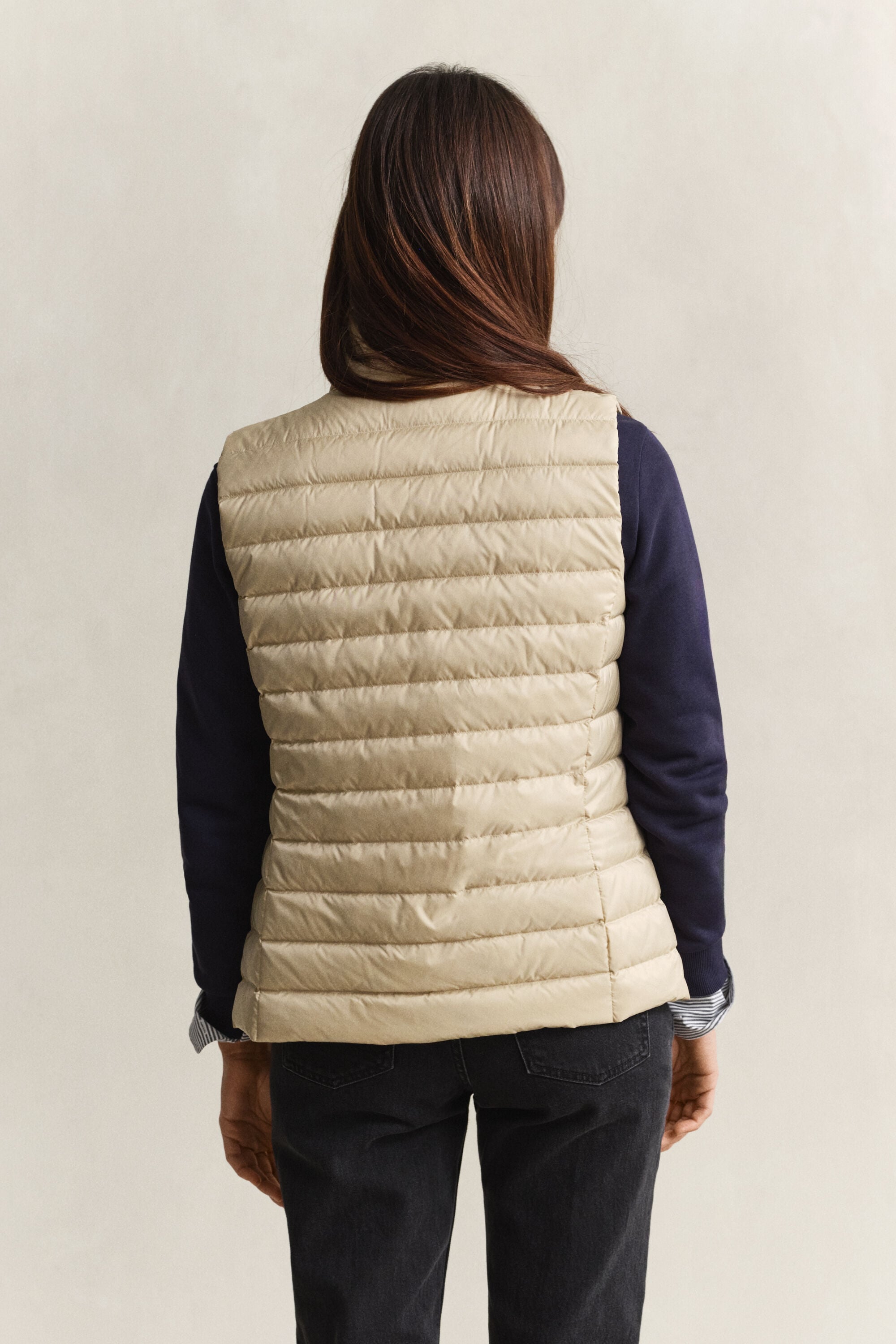 Lichte donsbodywarmer