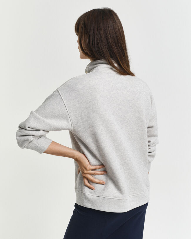 Sweat-shirt semi-boutonné avec écusson G