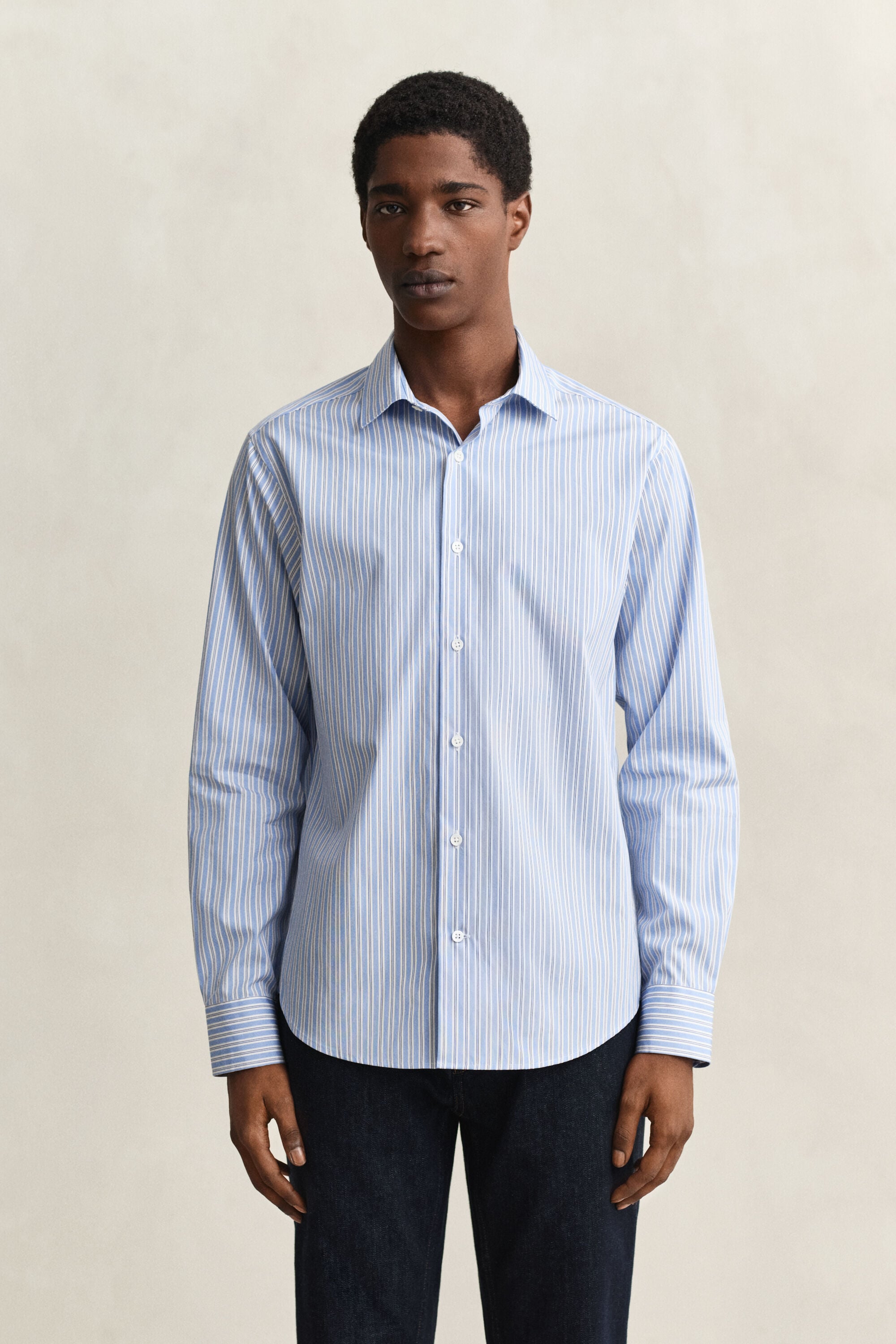 Poplin overhemdjurk