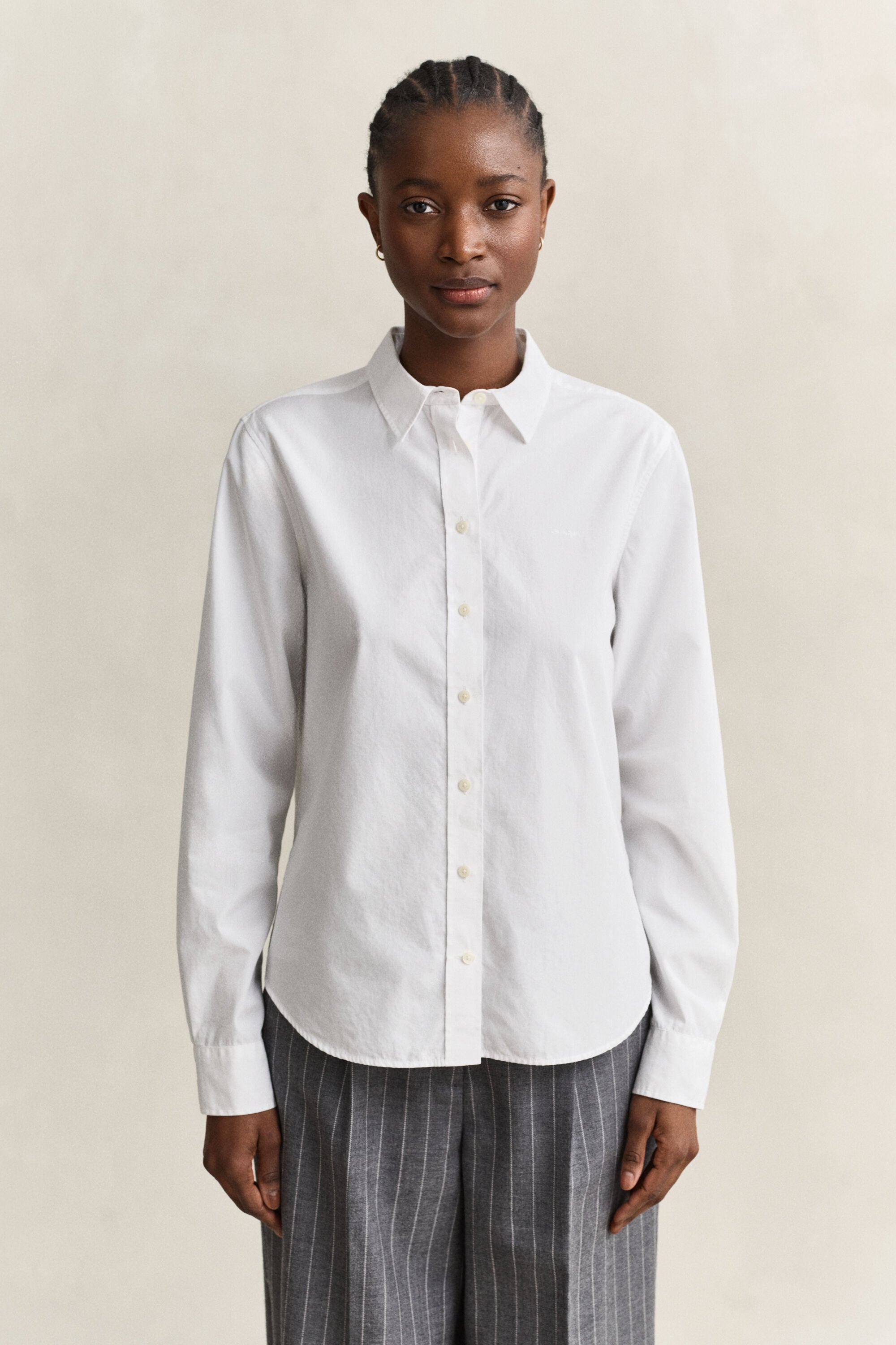 Classic Regular poplin hemd