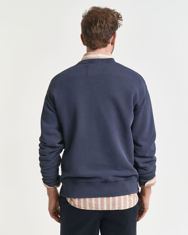 Sweat-shirt col rond logo universitaire