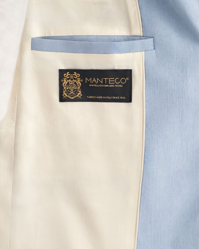 Veste blazer en lin stretch regular fit