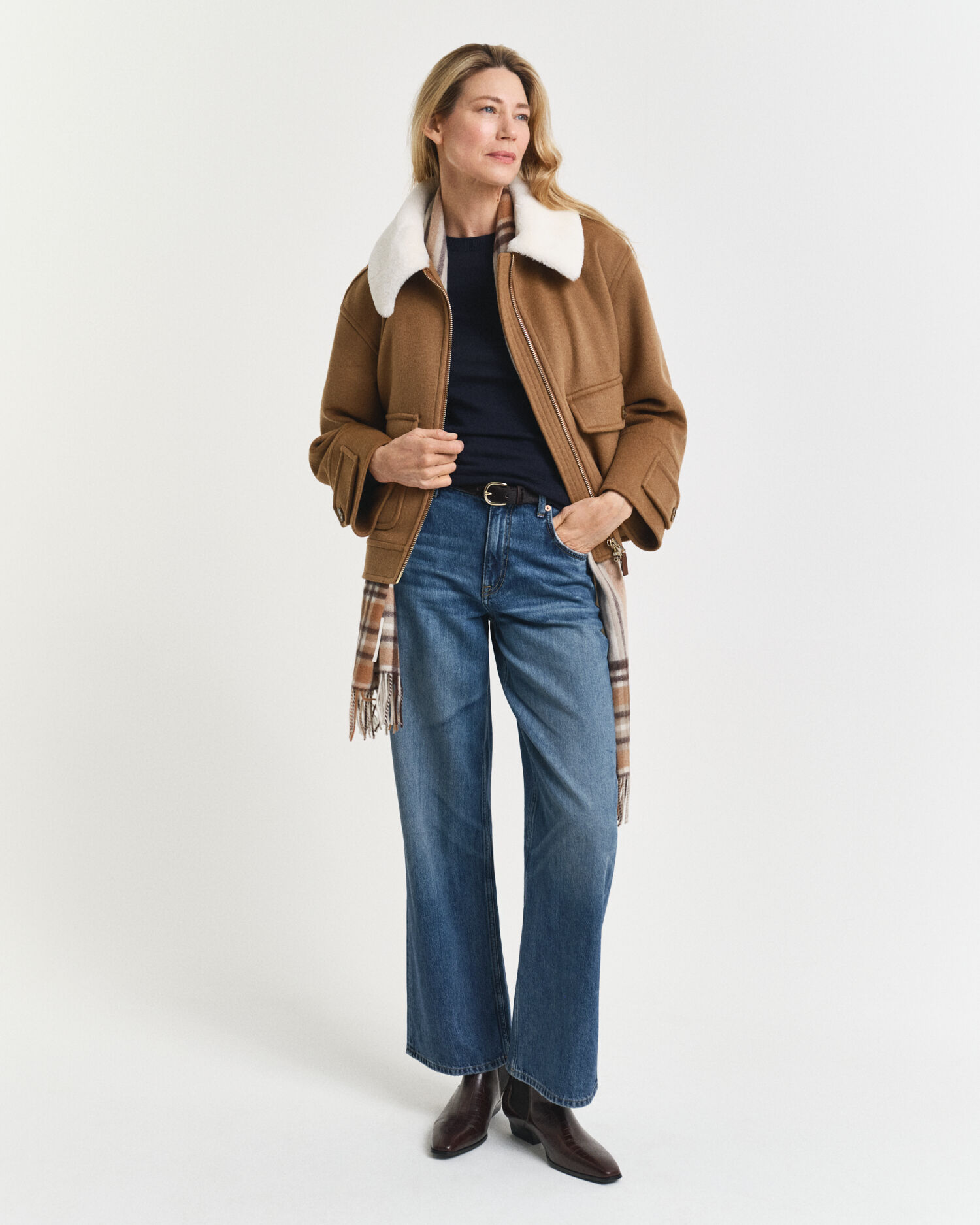 Pull col rond en laine mérinos extrafine