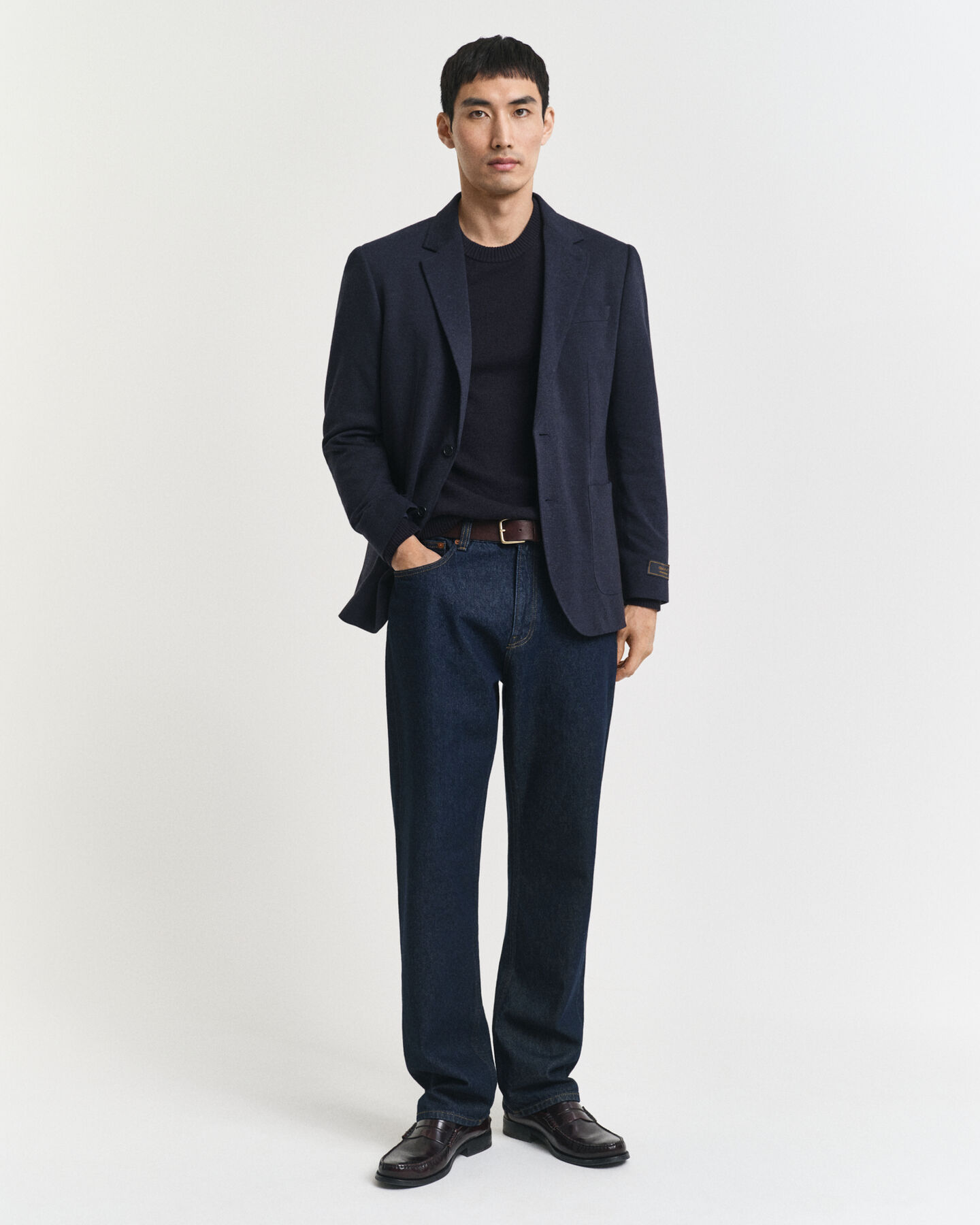 Kasjmier trui met ronde hals