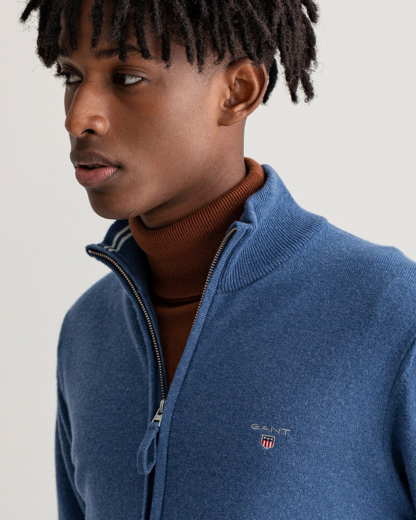 Vest met ritssluiting van buitengewoon zachte lamswol