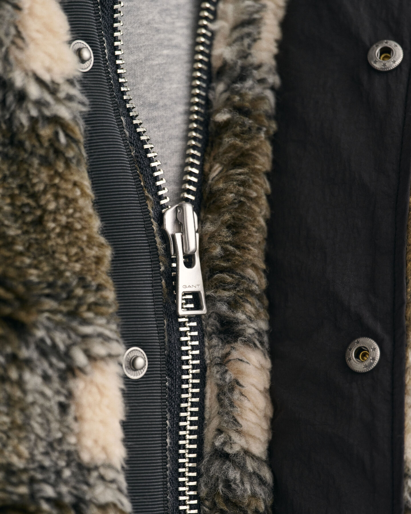 Veste zippée en polaire à carreaux