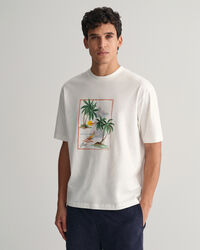 T-shirt Hawaiian Print