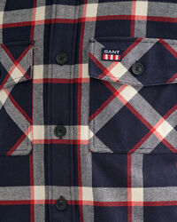 Surchemise en flanelle à carreaux