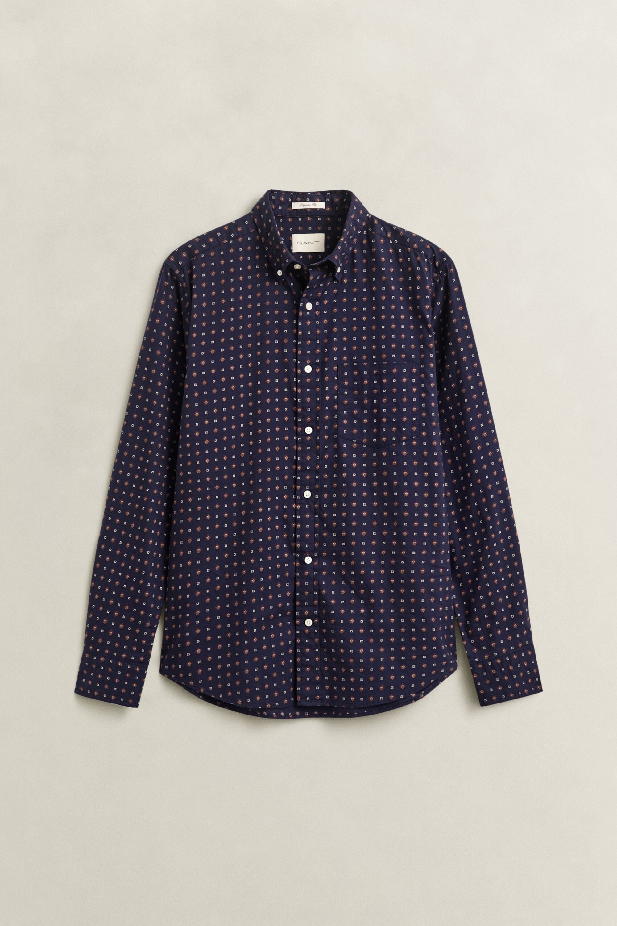 Chemise en sergé à motif cachemire