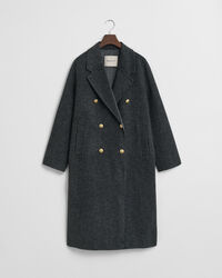 Manteau cousu main à carreaux