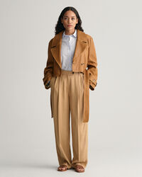 Regular Fit poplin hemd met Gingham-ruitje