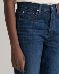 Relaxed Fit jeans met rechte pijpen en hoge taille