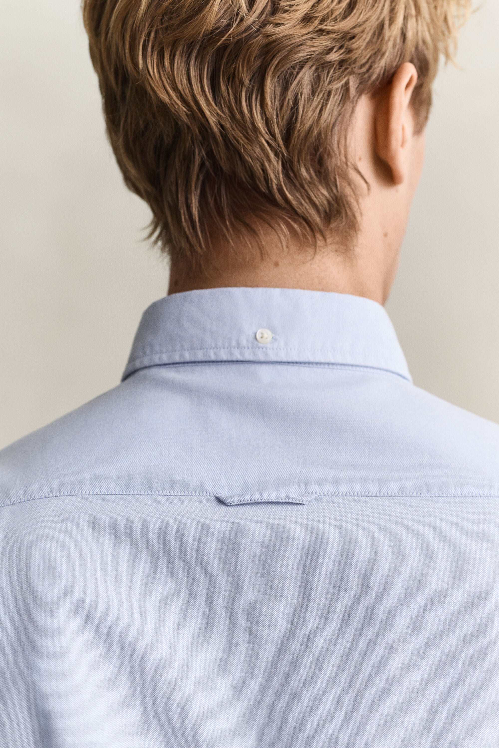 Chemise ajustée en coton Oxford classique
