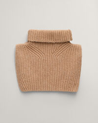 Pull sans manches en maille côtelée