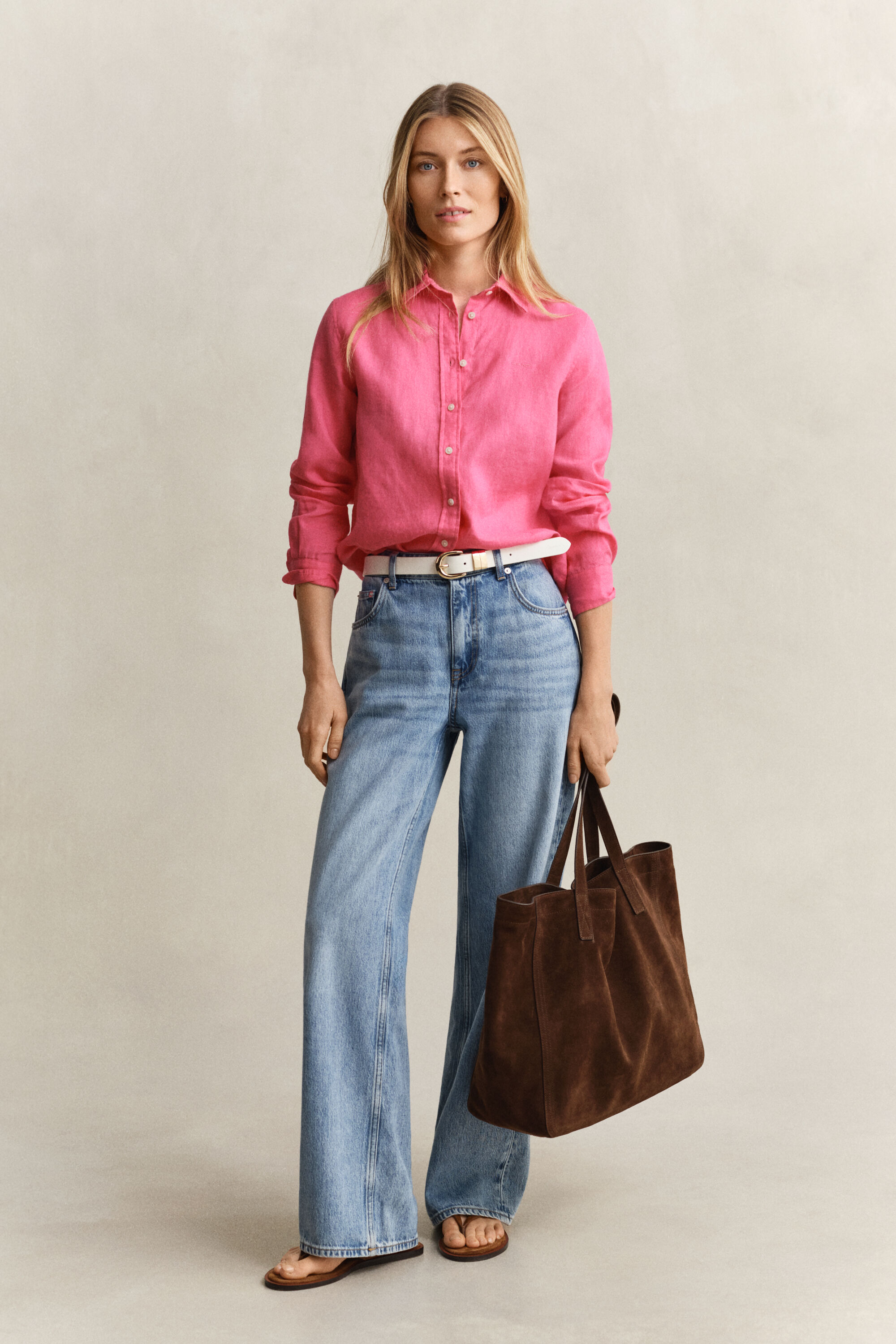 Chemise regular fit en lin