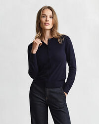 Cardigan col rond léger