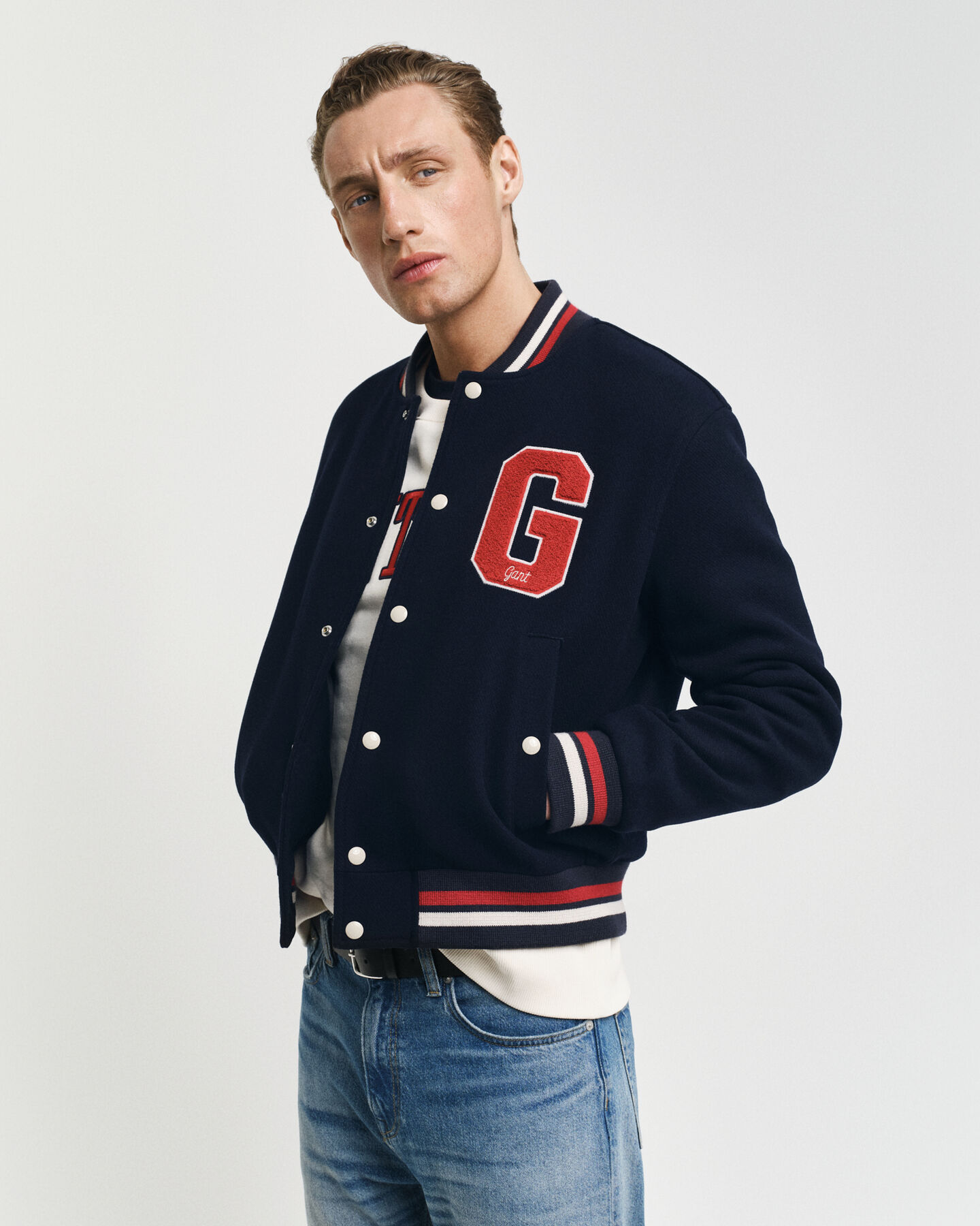 Varsity Jacket van wolmix