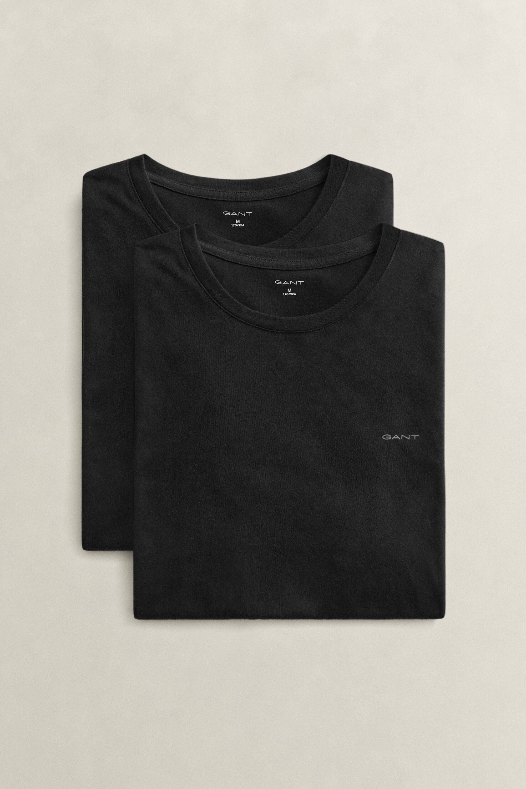 Set van twee T-shirts met ronde hals